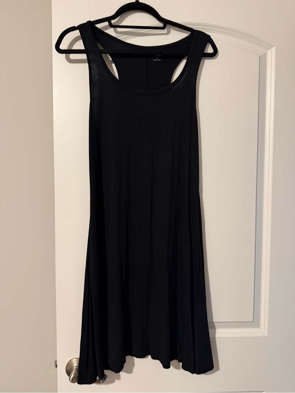 Daily Ritual Black Sleeveless Swing Mini Dress